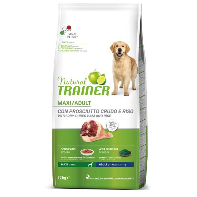 Natural Trainer  MAXI ADULT su kumpiu 12kg