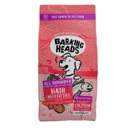 Barking Heads Hair Necessities Salmon su lašiša 12kg