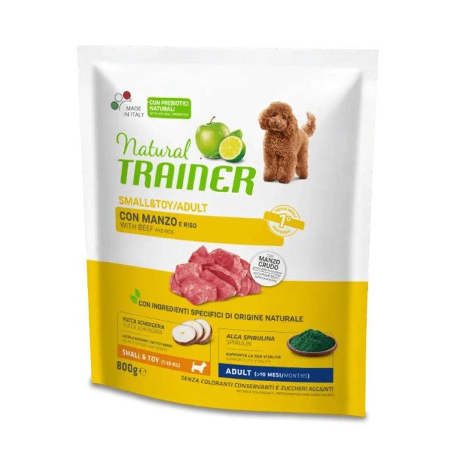 Natural Trainer MINI ADULT su jautiena 800g