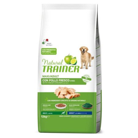 Natural Trainer MAXI ADULT su vištiena 12kg