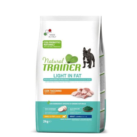 Natural Trainer Adult IDEAL WEIGHT MINI/LIGHT su kalakutiena 2kg