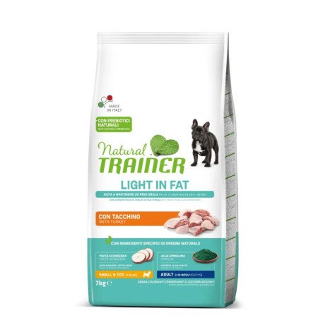 Natural Trainer Adult IDEAL WEIGHT MINI/LIGHT su kalakutiena 7kg